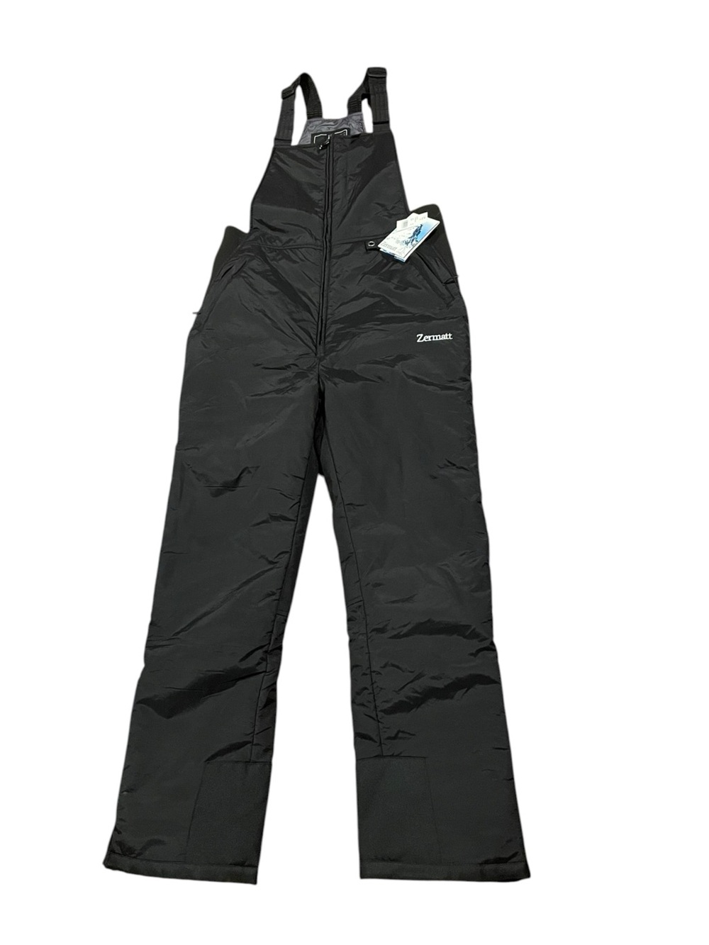 NEW Mens Snow Pants Bibs Overalls Zermatt Arctix Black Snowpants Adult